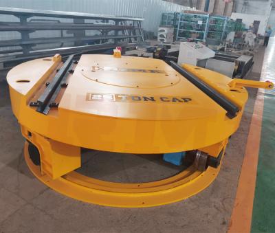 Cross Tracks Turntable 20T Industrial Rail Cart For Parallel