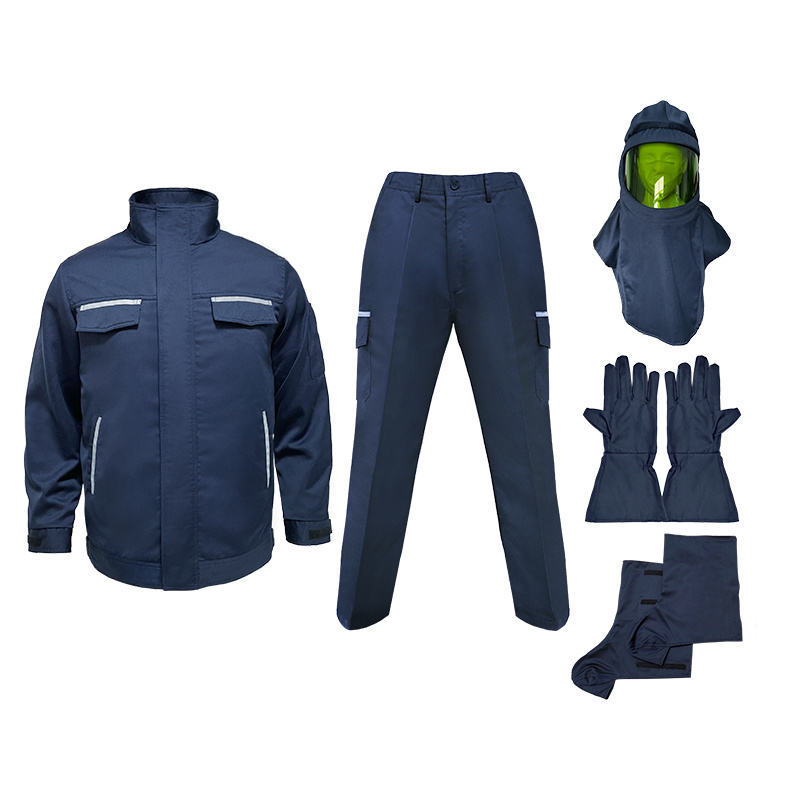 Aramid Protective Safety Clothing Anti Static Arc Flash Coat Flame Resistant