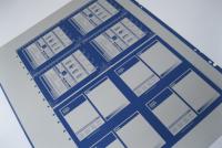 Impression thermique résistante de journal de plat du dissolvant PCT de double couche