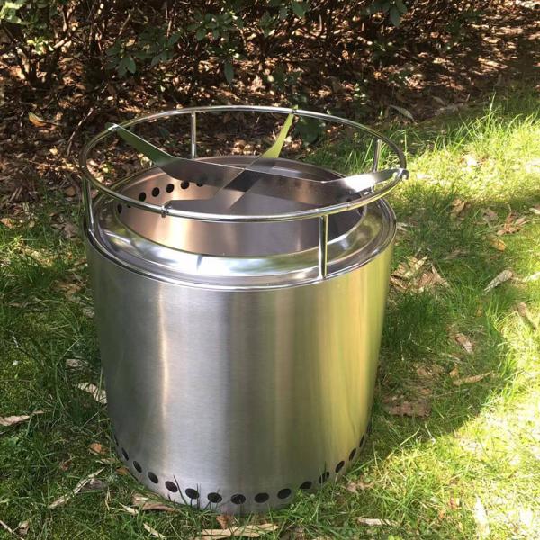 15 304 Stainless Steel Fire Stove Set For Outdoor Camping