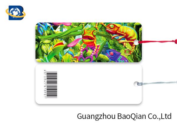 0.6mm PET 3D Lenticular Bookmark Customized Double Sides CMYK Printing