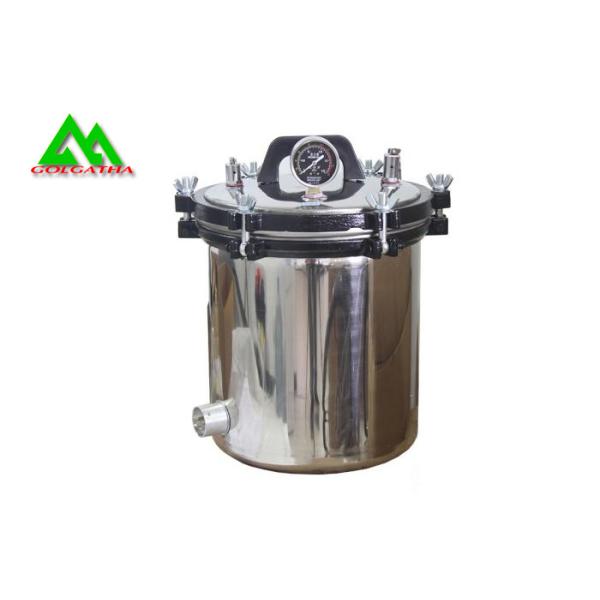 Portable Pressure Steam Sterilizer With Fully Stainless Steel Structure Easy Operate