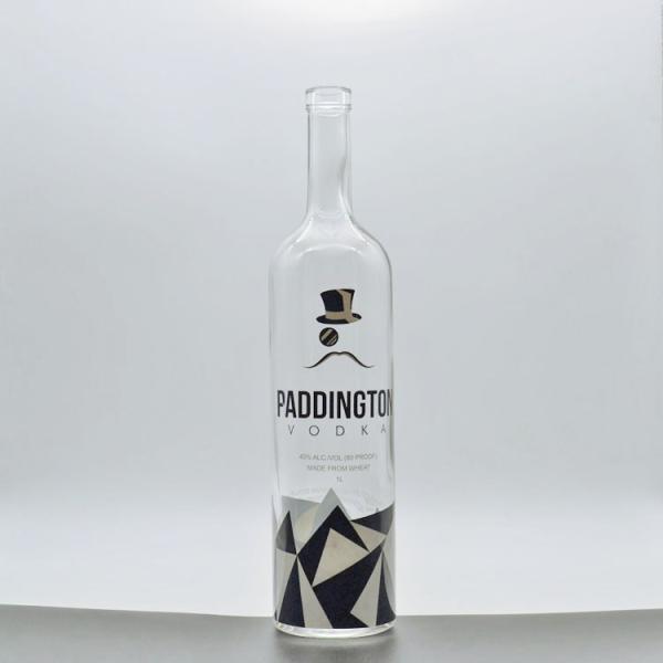 750ml Glass Cylinder Whisky Vodka Bottle 700ml 500ml Wine Glass Frosting for Beverage
