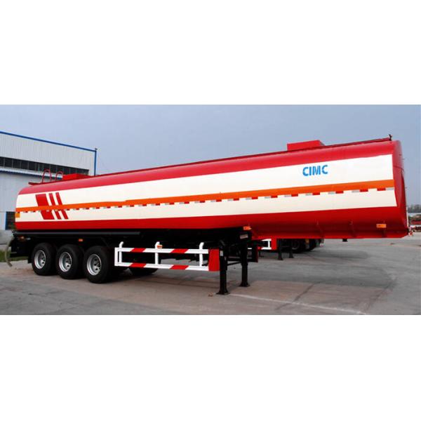 Mechanical Tri Axle 33000L 100T Oil Fuel Tanker Trailer