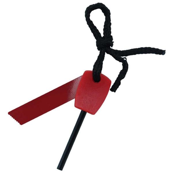 Acampamento ao ar livre ferramenta de sobrevivência de vida de ferro de dente raspador Mini Fire Starter de aço Flint