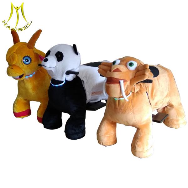 Hansel  Cheap price plush electric animal carts battery car animal electric toy
