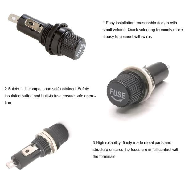 UL патрона предохранителя R3-13 250V 10A аттестовал плавкую часть предохранителя для взрывателей трубки 6x30 6x32