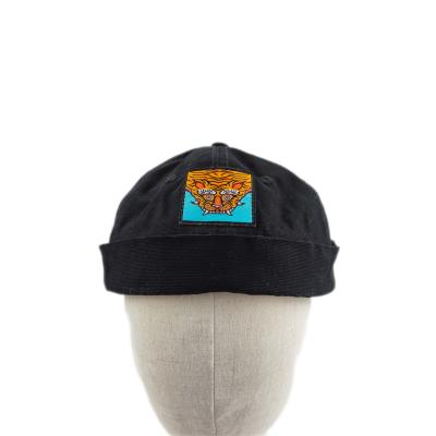 O chapéu fez malha Beanies Rib Knit Polyester Hats Custom Beanie Hat