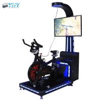 Pleine bicyclette de mouvement de Vr emballant l'équipement de gymnase de jeux de simulateur pour le parc d'attractions