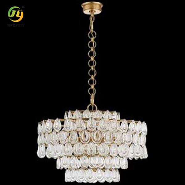 Housing Decoration Crystal Pendant Light For Living Room AC85V
