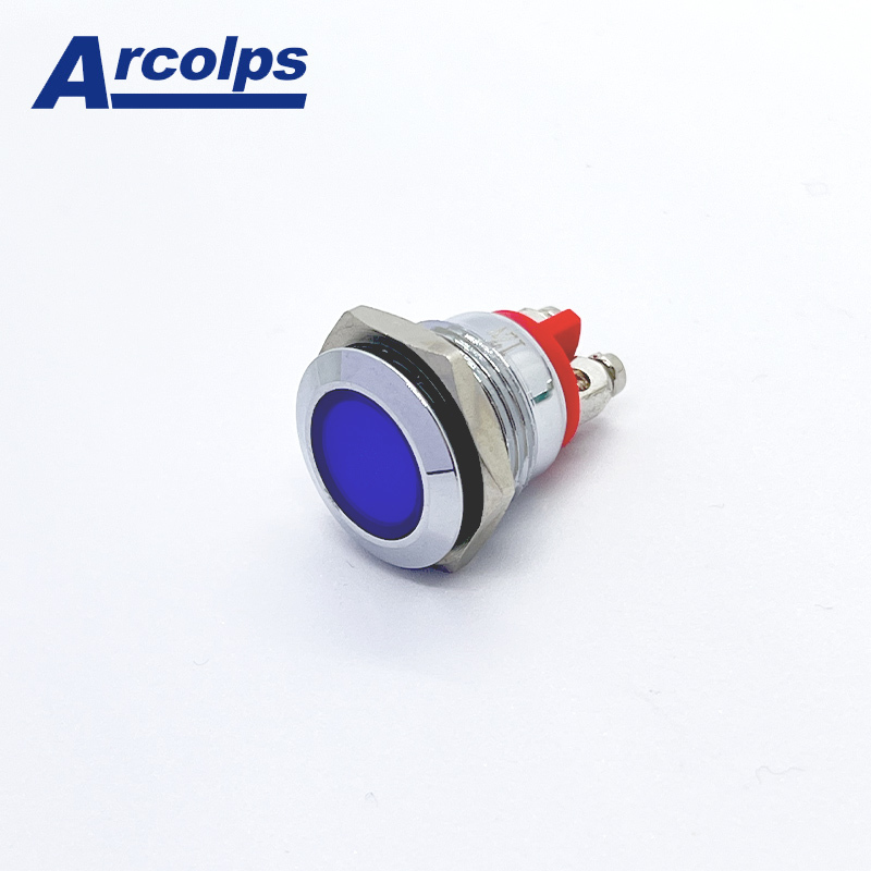 Robust 16mm LED Indicator Yellow Screw Terminals IP68 50000 Hours Lifespan