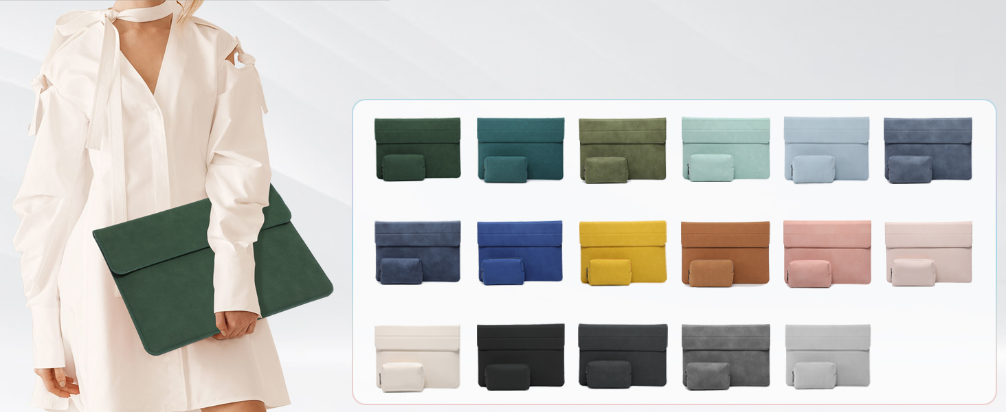 Laptop Sleeve Case with Stand Come with a Practical Pouch for Mouse Battery Power Bank Accessories Wholesale OEM/ODM/Private Label