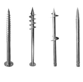 NZS 1170 1200mm Length Steel Ground Screw Anchors For Pergola