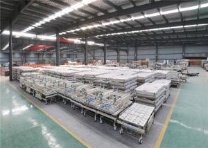 0 - 75 ° Back Section Single Hospital Bed , Movable Standard Hospital Bed