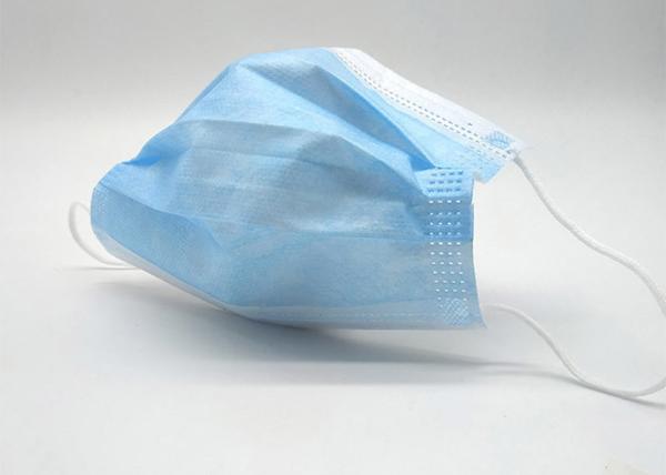 Blue And White Disposable Kids Face Mask For Respiratory Protection Of Certain Non - Oily Particulates
