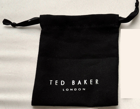 Mini Flocking Suede Jewelry Pouch GOTS, poches de bijoux du cordon ISO9001 de