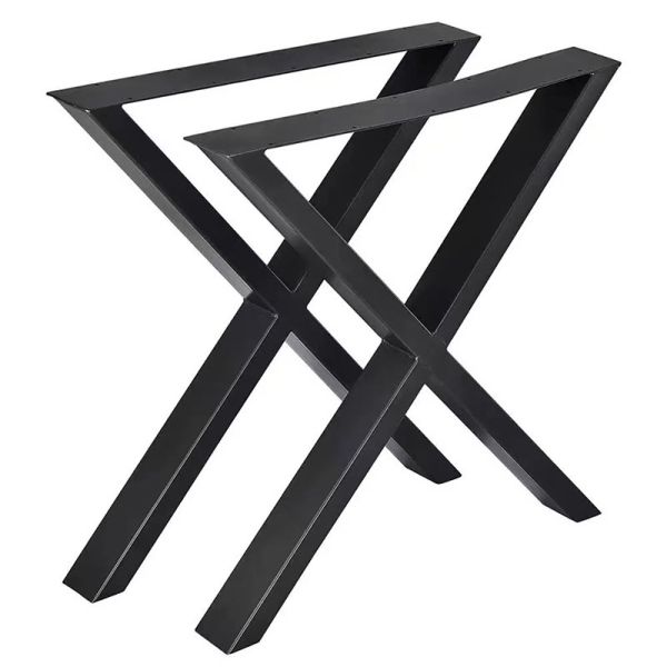 Professional Hardware Home Desk Feet Square Table Frame Furniture Leg Metal Table Legs