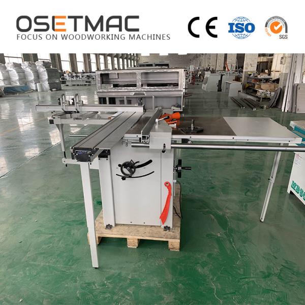 250 KG Precision Woodworking Wood Panel Sliding Table Saw with Video Technical Support