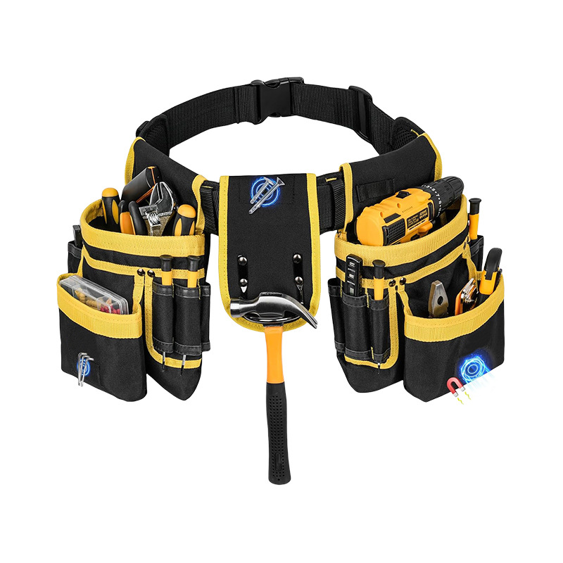 Magnetic Waterproof Heavy-Duty Adjustable Tool Belt Bag OEM/ODM Lightweight Multifunctional Tool Bag