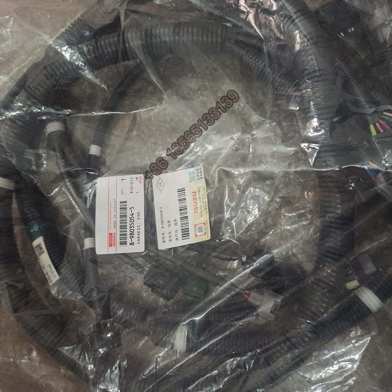 4JJ1 Engine Wiring Harness 8-98035054-4 8980350544 for Isuzu Excavator Spare Parts