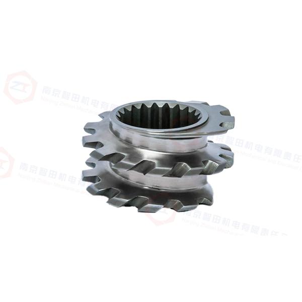 Custom Twin Screw Extruder Screw Elements with Φ10-Φ500mm Diameter Range and W6Mo5Cr4V2 Material for Precision Measurement