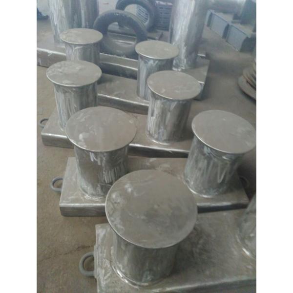 ISO 13795-2012 Stainless Steel Dock Bollards For Ships 5-500 Ton Mooring Bitts Bollards