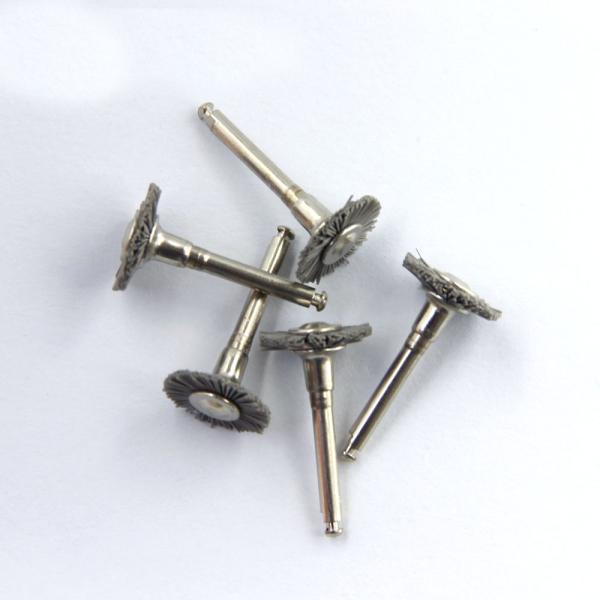 Disposable Prophy Brush Cup Abrasive Fiber Al Oxide Flat Head Wheel Shape Latch