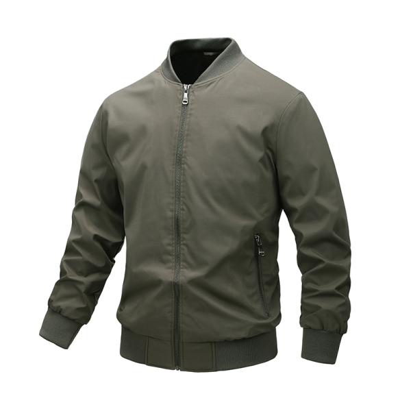 Фабрика OEM Производитель Ветровка с логотипом на заказ Весна Осень Полная верхняя одежда на молнии Повседневное тонкое пальто