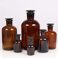 Vidro do ISO de Antitear 8OZ Amber Reagent Bottle