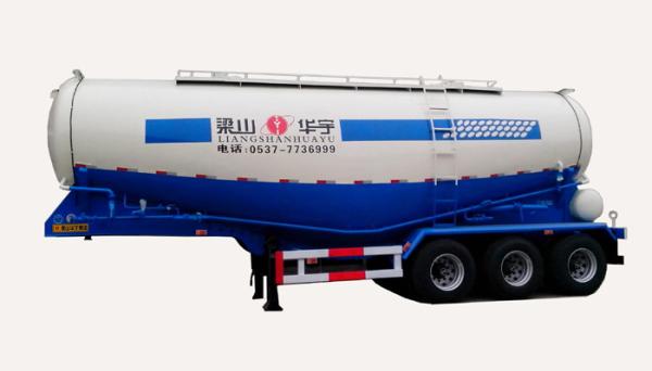 Cement Mixer Truck , Concrete Mixer Truck For Powder With Air Bag Suspension