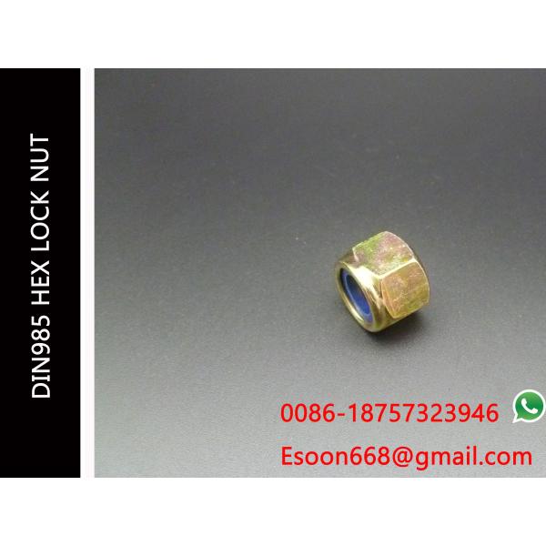 M48-3.0/M48-5.0 DIN 985 Class 8 Zinc Finish Steel Nylon Insert Lock Nut