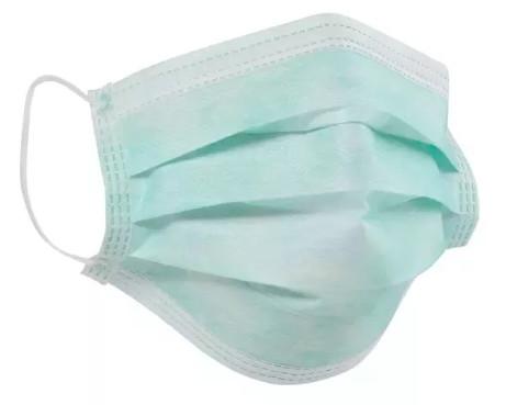 Anti Coronavirus Hygiene Face Mask 17.5x9.5cm With Adjustable Nose Piece