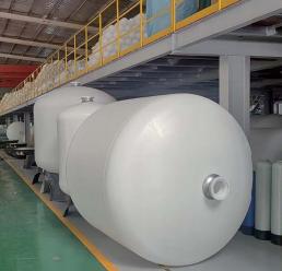FRP Pressure Tank 1354 φ325×1400mm 2.5'' Thread 2.0-2.5 T/H with Enhanced Curing