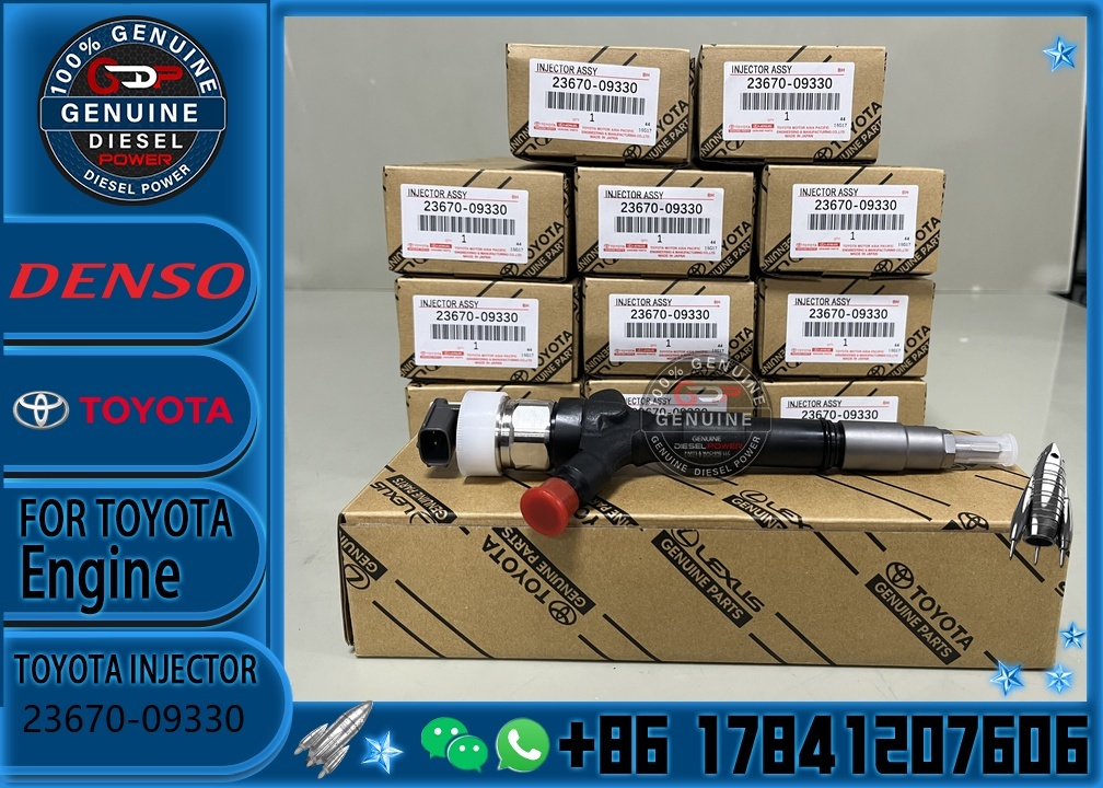 New Injection Valve NEW Common Rail Diesel Fuel Injector 095000-8220 OE.23670-09330 OE.23670-0L170for Toyota 2KD-FTV&1GD-FTV