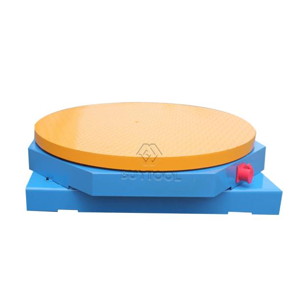 Small Pallet Low High Profile Stretch Wrap Turntable Stretch Wrapper Machine 48 Inch Round Rotable