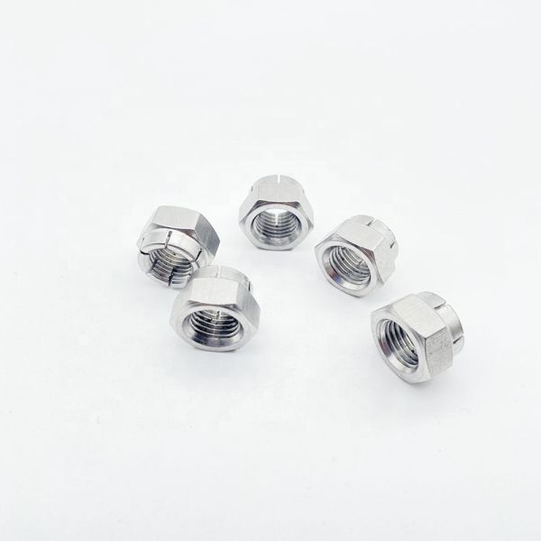 100% Inspection Before Shipment Custom Machining Stainless Steel Flexloc Top Lock Nuts for Heavy Vibration