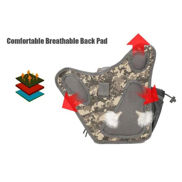 Tactical Shoulder Sling Bag Small Outdoor Chest Pack For Men Traveling, Trekking, Camping, Rover Sling Daypack