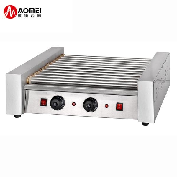 Hot Dog Roller Grill Machine for Food Beverage Shops 590x510x200mm Package Dimension