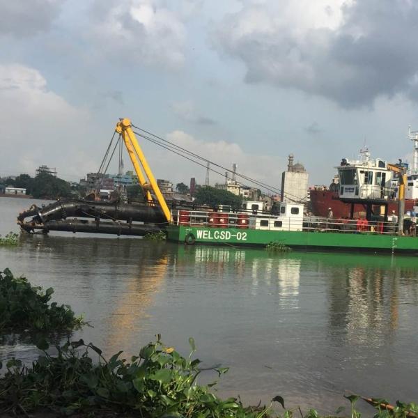 16 Inch River Sand Dredger Sand Mining River Dredging Equipment Good Adaptability