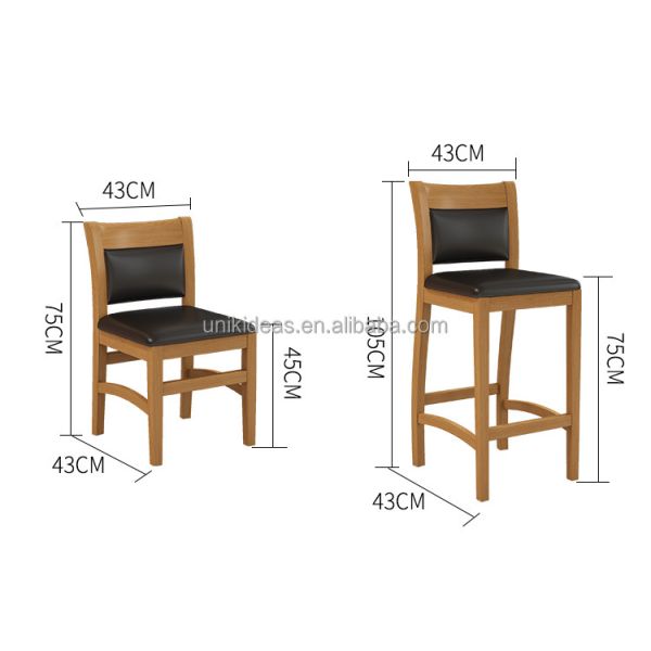 High Quality Factory Furniture Cafe Restaurant Tables and Chairs Custom Wooden Dining Table Booth Seat Sofa for Hotel Bar