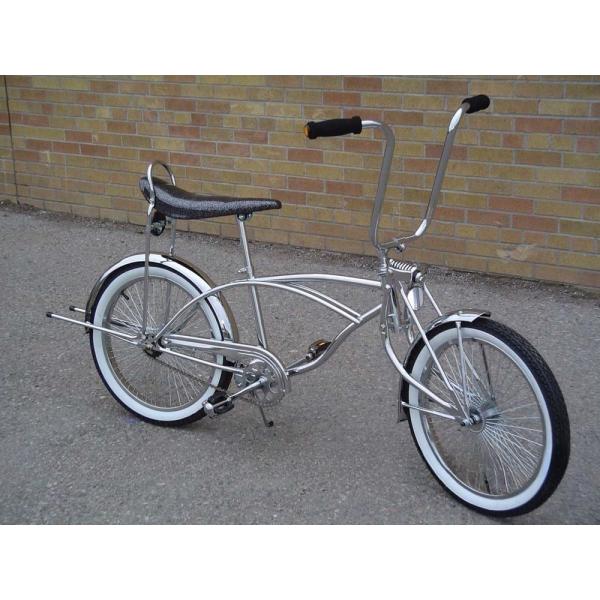 Low Rider Bicycle 20 Inch Cruiser Bike with Banana Seat and 13kg Gross Weight