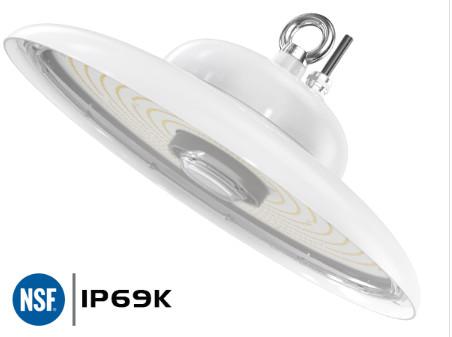 Dualrays NSF Food Industry UFO High Bay  IP69 IK10 Cercificated Safe For Food Factory