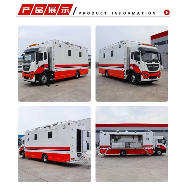 Excellent DFAC 4X2 Mobile Kitchen Food Truck with Stainless Steel Kitchenware for Serving 200 Person′ S Food Supply