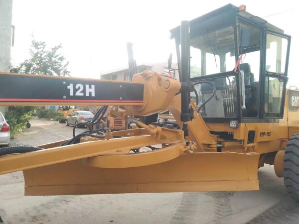 Original Engine 12H Used CAT Motor Grader For Road Construction Mining