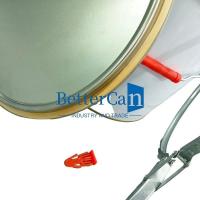 Imprimindo Logo Metal Tin Accessories Drum que trava o balde de Ring For Conical Tin Can