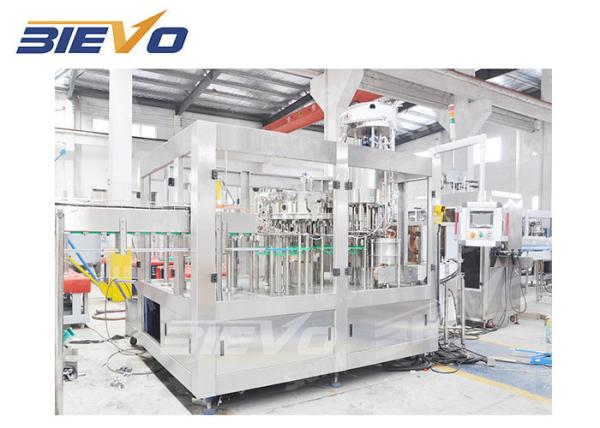 4.5KW 6 Heads 200ml Carbonated Soft Drink Filling Machine