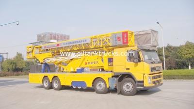 High Stability 22m Under Bridge Inspection Unit Rental Volvo 8X4 Electrohydraulic Systems