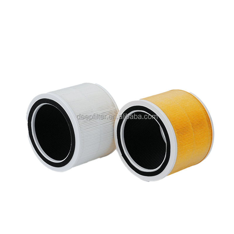 True HEPA Activated Carbon Filter with Customized Size and 1 Year Warranty for LEVOIT Core 200S Air Purifier
