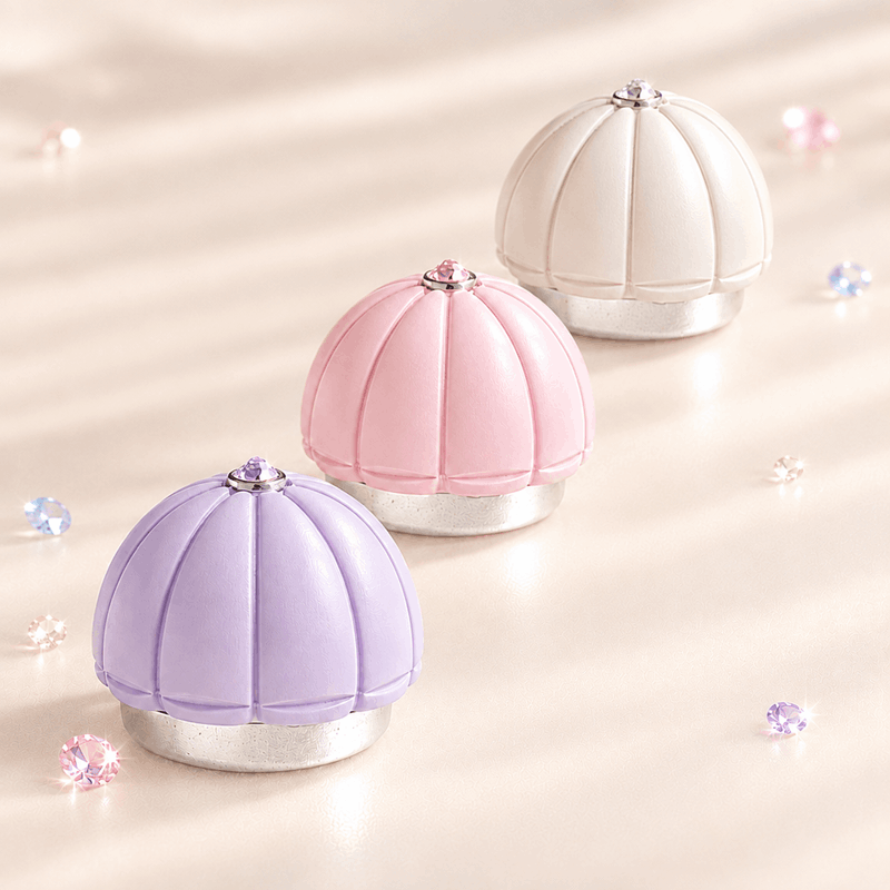 Perfume Bottle Caps Magnetic Weighted Plastic Dome Ribbed Cover Accessory