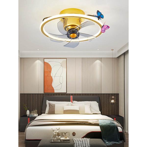360 Degree Shaking Head Modern LED Ceiling Fan Light with 95 Ra Color Rendering Index